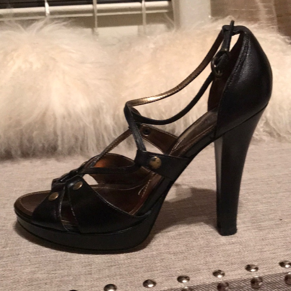 Charles David Black Platform Heels - image 2